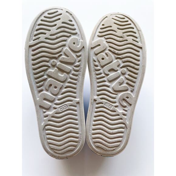 Native Kids Jefferson Bling Glitter Shoes Rose Gold Size 12 Slip On - Picture 6 of 6